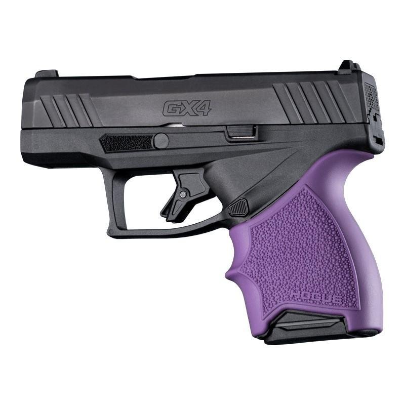 Hogue HandAll Beavertail Grip Sleeve Purple Fits Taurus GX4/GX4L