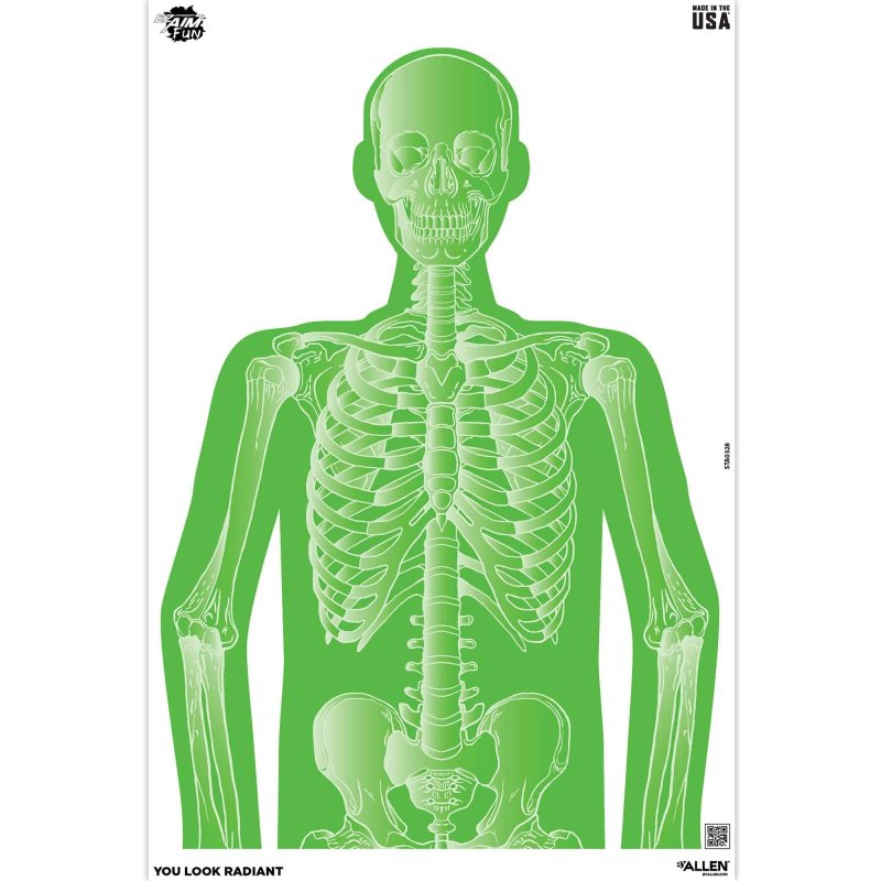 Allen EZ Aim Fun Imposing Figures Silhouette Targets 12x18 inch 8 Pack