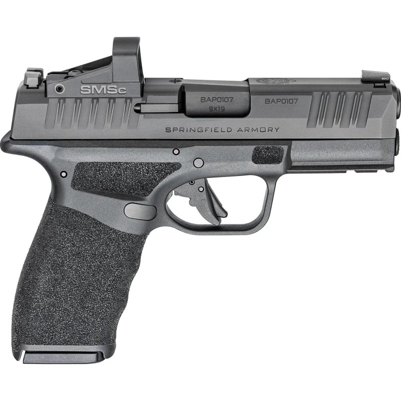 Springfield Armory Hellcat Pro OSP 9mm Luger, 3.7" Melonite Barrel, Optics Ready Slide, Black Polymer Frame, 15-Round Capacity, Tritium Front Sight