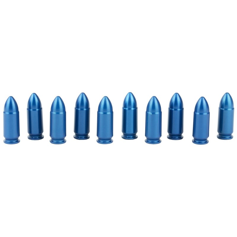 A-Zoom 15316 Snap Caps 9mm Luger Blue 10 Pack Aluminum