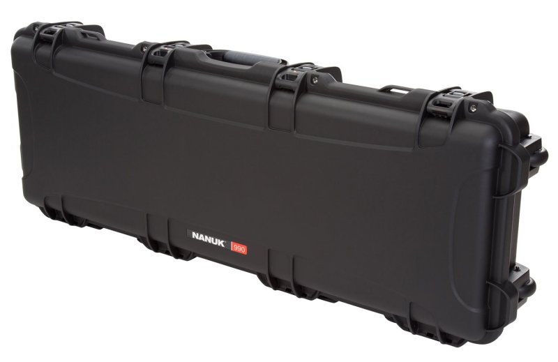 Nanuk 9901001 1081 47 In Black Tactical Rifle Case with Foam & Wheels