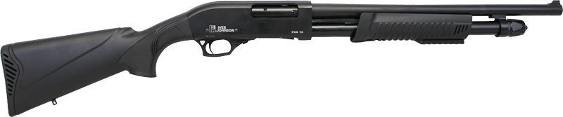 Iver Johnson PAS12 12ga Pump Shotgun 18.5" Barrel 4rd Black Synthetic