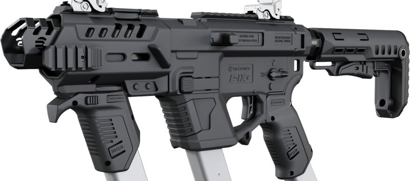 Recover Tactical PIXPMGST01 P-IX+MG Metal Front Guard Black