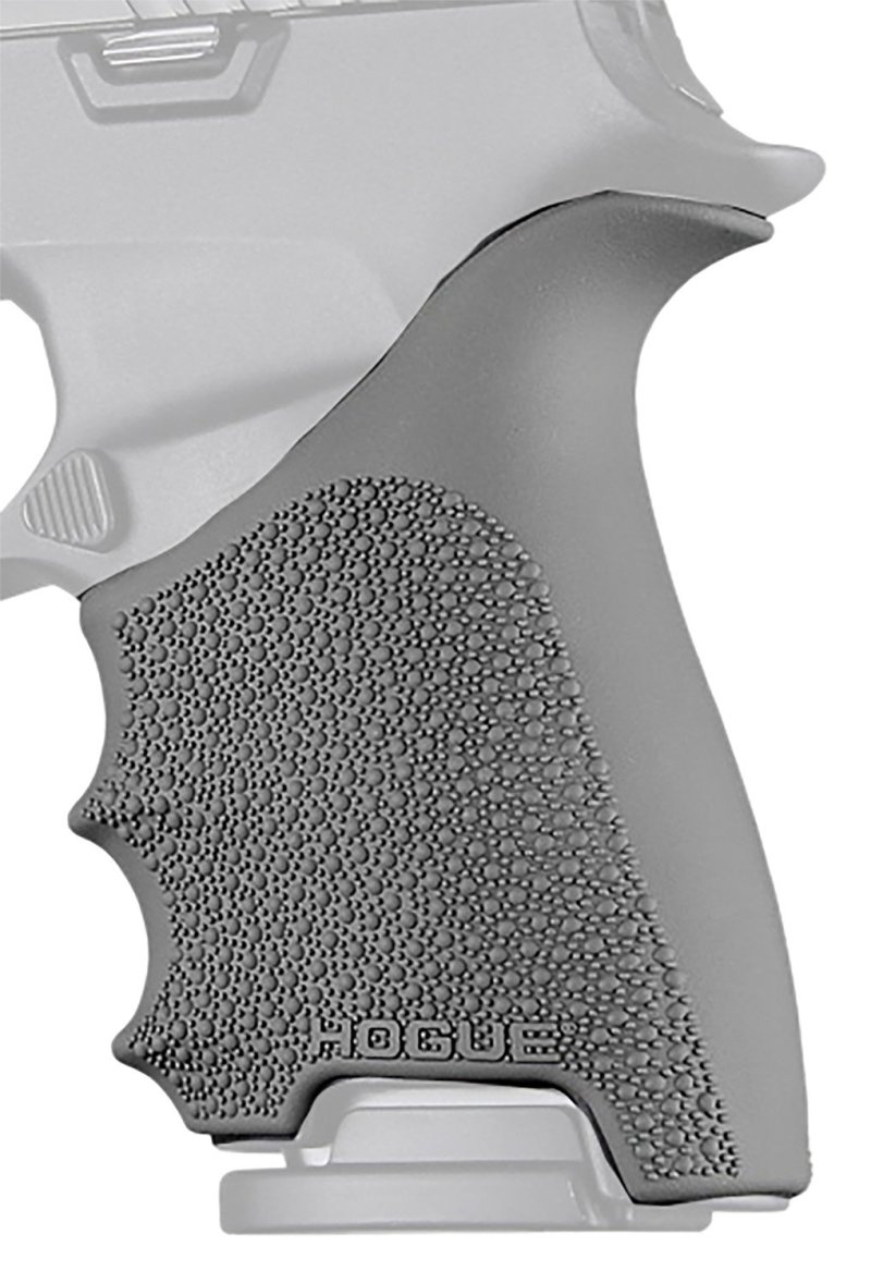 Hogue HandAll Beavertail Grip Sleeve Sig Sauer P320 Compact Slate Grey