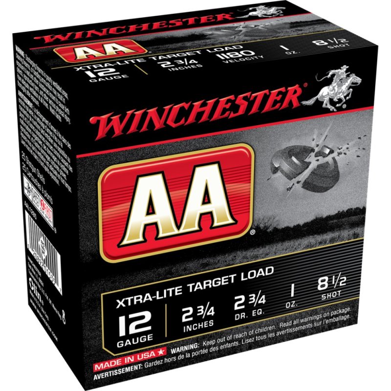 Winchester AA Xtra-Lite AAL1285 12 Gauge 2.75 in 1 oz 8.5 Shot 25 Rounds