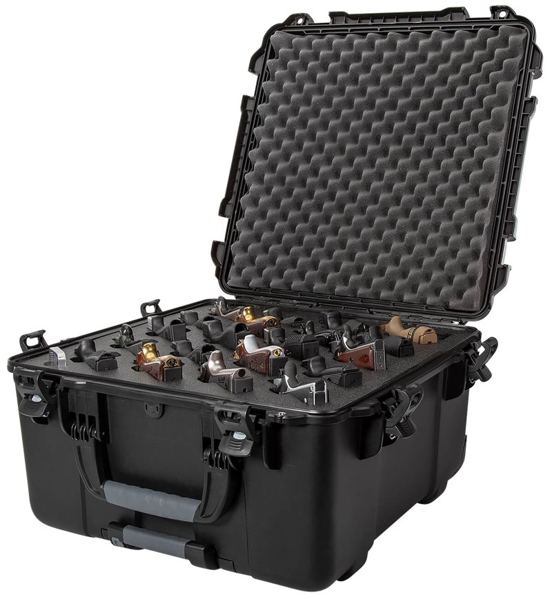 Nanuk 96820UP1 20 Up Pistol Case Waterproof Resin Black Foam