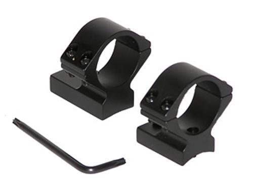 Talley 930705 Lightweight Alloy Scope Mount 1" Low Black Anodized