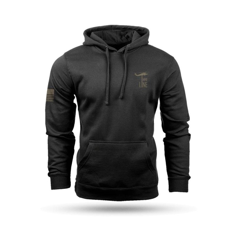 Nine Line Tactical Trash Panda Hooded Sweatshirt Black 2XL