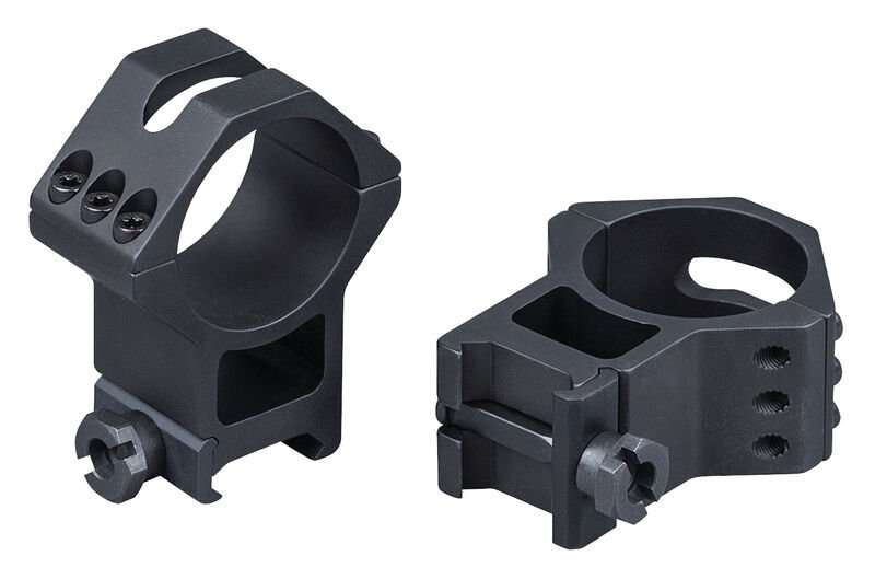 Weaver 99686 Six-Hole Skeleton Rings 34mm Extra High Matte Black