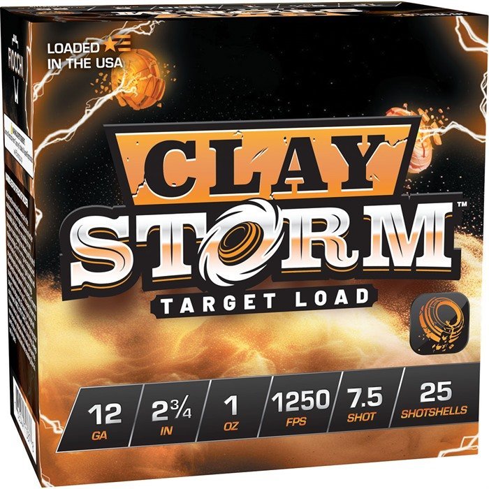 Fiocchi Clay Storm 12 Gauge 2-3/4 In 1 oz #7.5 1250 fps 25/Box