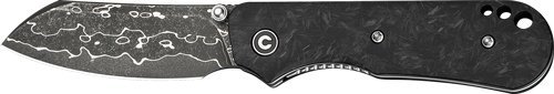 Civivi KNIFE CRABBY 2.7" SHREDDED CARBON FIBER DAMASCUS