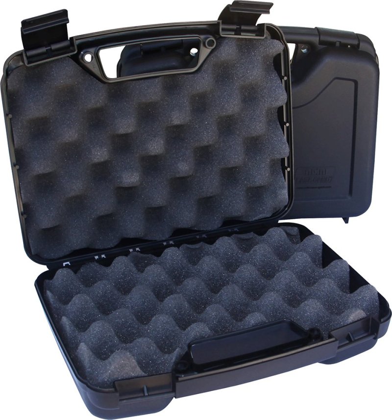 MTM Case-Gard SS-2500 Handgun Case Black Polypropylene 4 in Barrel