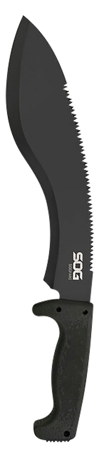 SOG SOGfari Kukri Machete Black Blade with Sheath MC11N