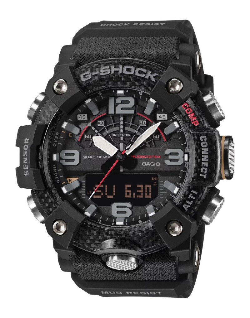 GSHOCK GG-B100X-1ACR ANALOG-DIG MUDMASTER BLKOUT