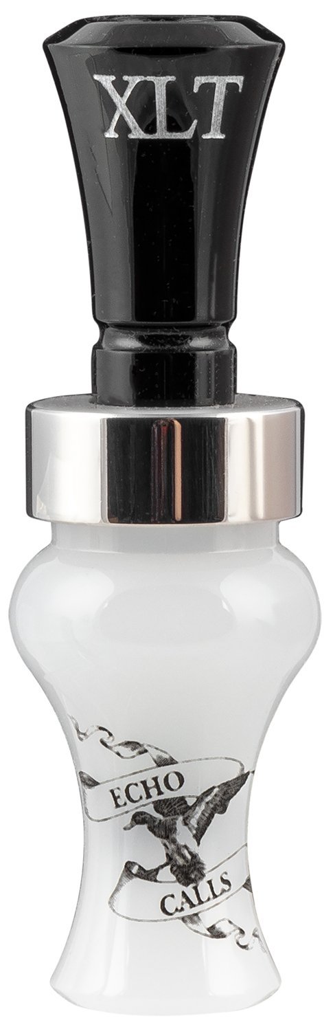 Echo XLT Single Reed Duck Call 79005 1029 Black/Pearl Acrylic