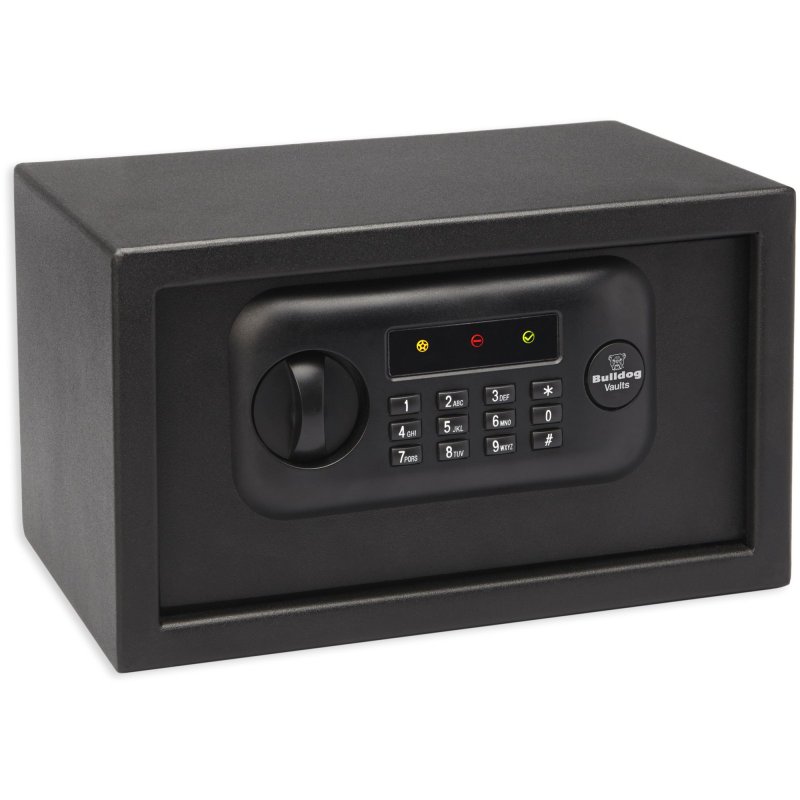 Bulldog BD1050 Digital Pistol Vault Heavy Duty Steel 12 x 8 x 7 Black