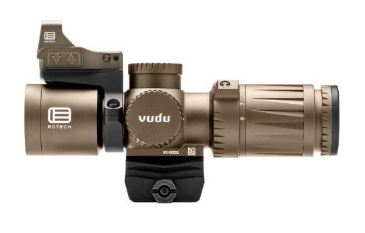 EO Tech VDU3-9PKG1TAN VUDU Scope Kit 3-9x32 SPF MR5 MRAD EFLX w/Mnt
