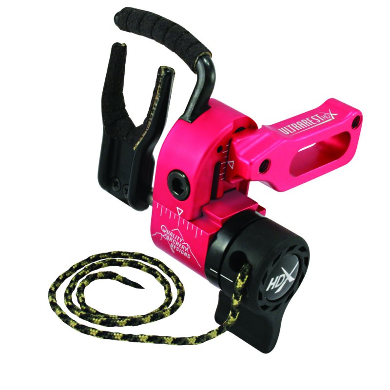 QAD UHXPK-R UltraRest HDX Pink RH, Noise-Reducing, Anti-Vibration