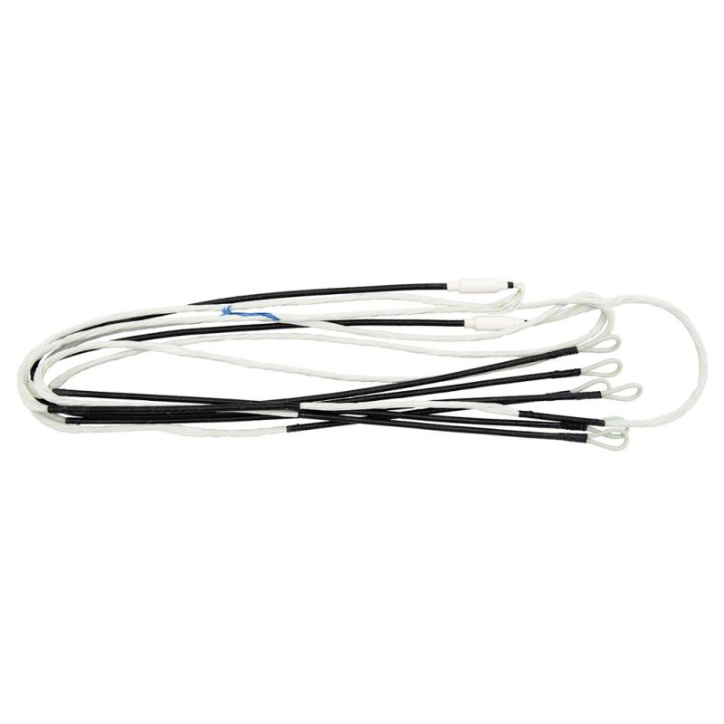 GAS Bowstrings Ghost XV String & Cable White Black Serving TRX 7/8