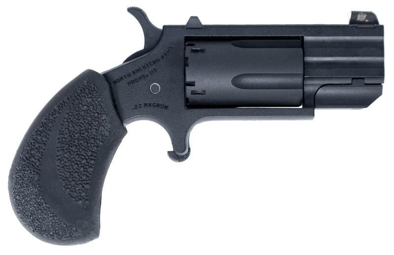 NAA Pug Shadow Revolver, 22LR|22M, Black, 5 Capacity, 1 Heavy Barrel