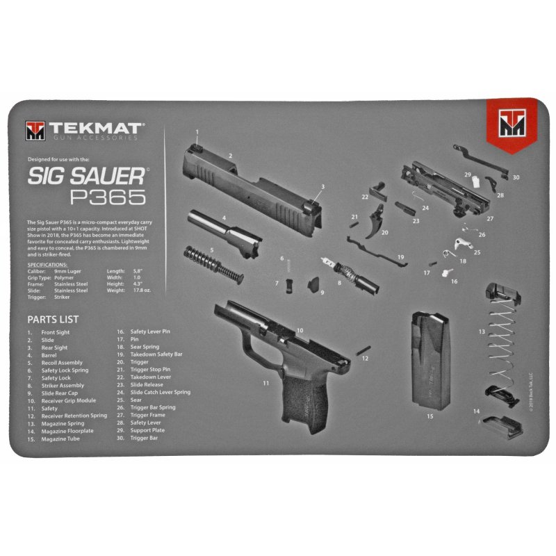 TekMat TEK-R17-SIGP365 Cleaning Mat 17" 1.00"