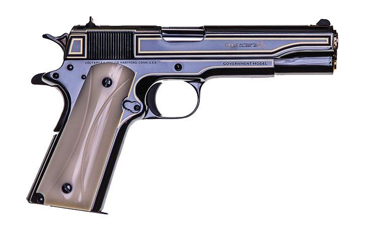 Colt O0911C-RJW 1991 Raymond J Wielgus 45 ACP 5" Polished Blued Semi-Auto