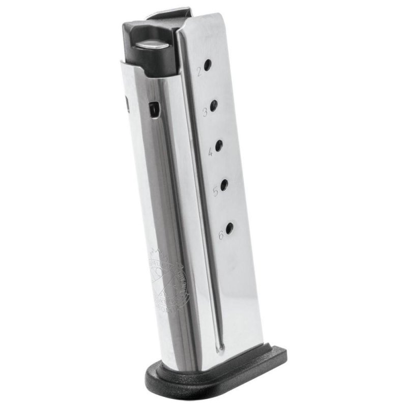 Springfield Armory XD-E XDE5006 45 ACP 6 Round Flush Fit Stainless Steel