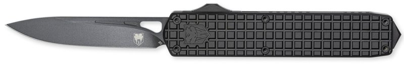 Cobratec CTBM Black Mamba 3.25" Drop Point Knife, Plain Edge, Black