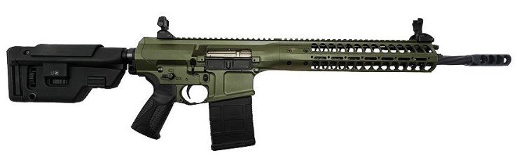 LWRC REPR MKII REPRMKIIR7ODGF16SC 7.62mm 16.1" Black Semi-Auto Rifle
