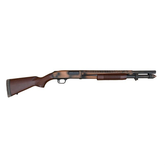 MOSSBERG 590 RETROGRADE 12 GAUGE 20" BBL 8RD WORN COPPER