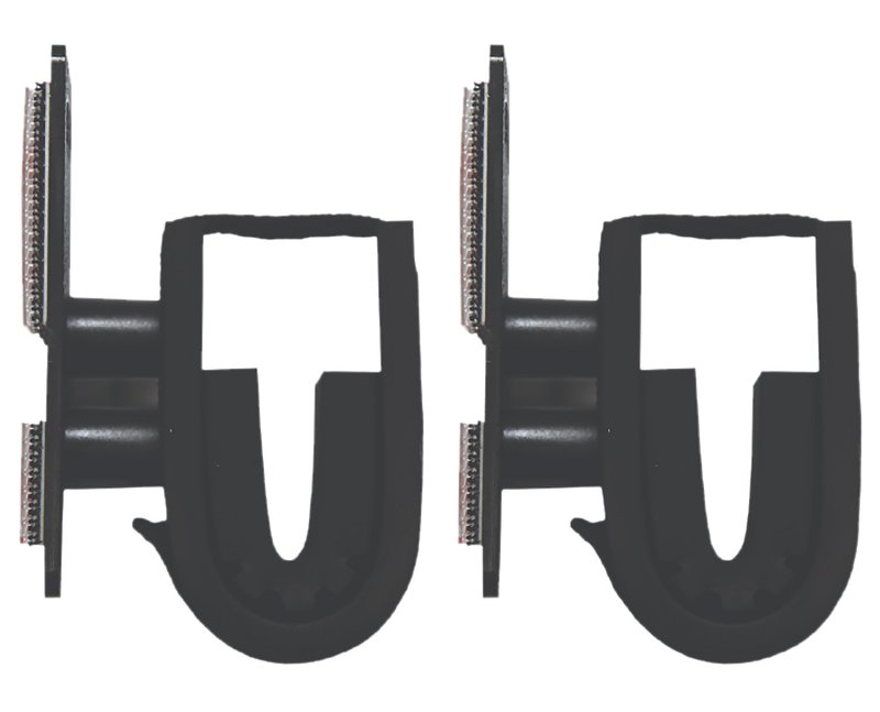 Rugged Suppressors 10030 Dual-Lock Gun Holder Black Metal Mount