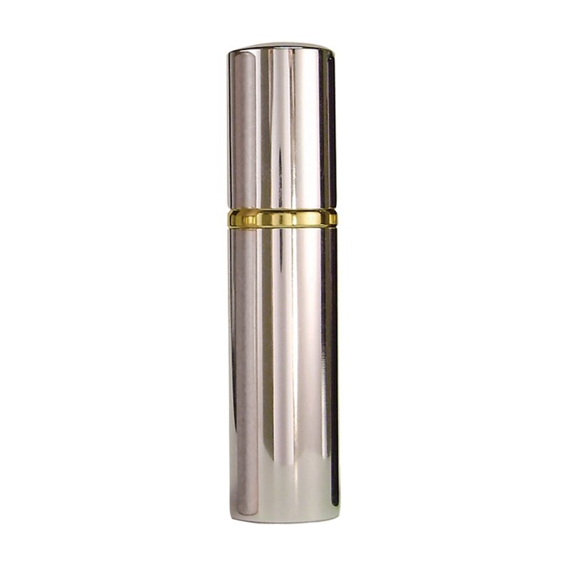 Silver Lipstick Pepper Spray .75oz - Disguised Aerosol Defense LSPS14S-C by PS Products