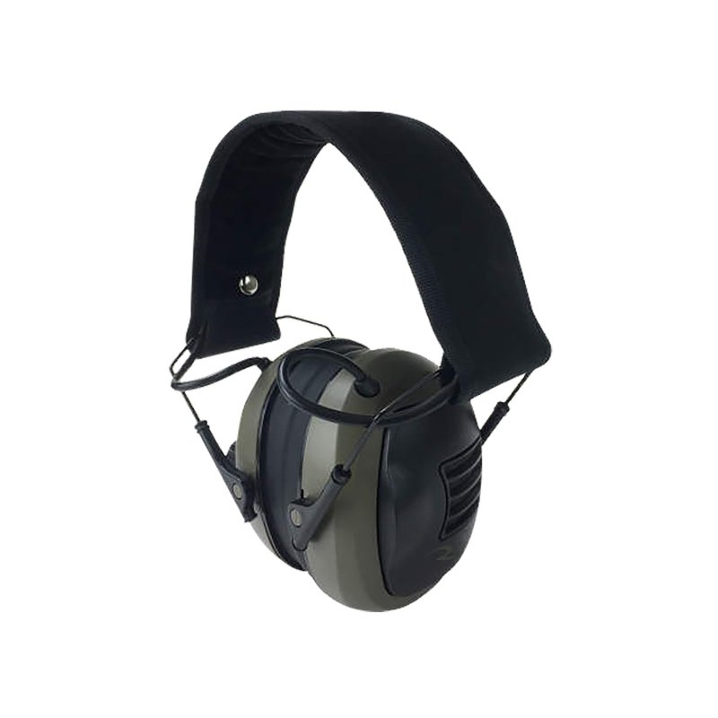 Radians CSE10BX Over Head Adjustable Folding Earmuff 23 dB NRR Tan/Black