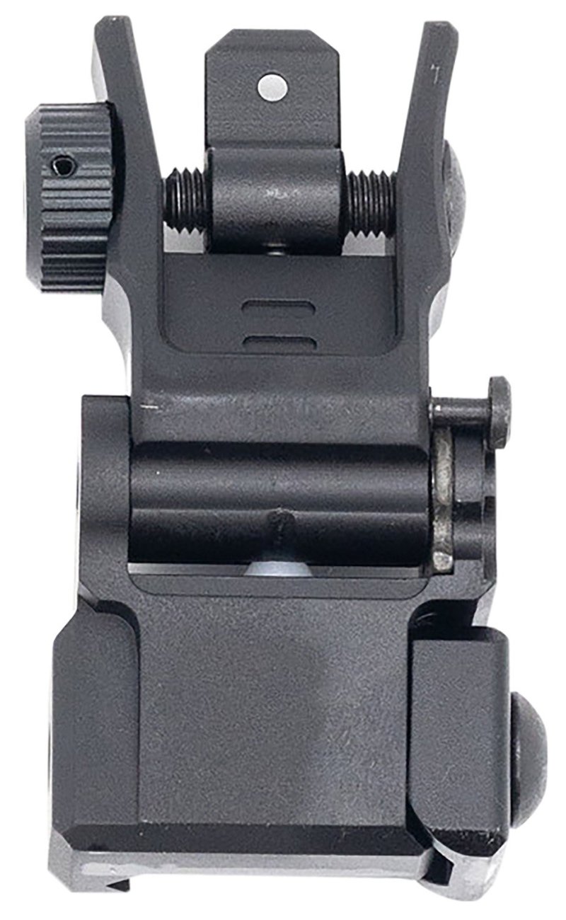 Leapers UTG Accu-Sync Flip-Up Rear Sight MNT-955 Black Picatinny Rail