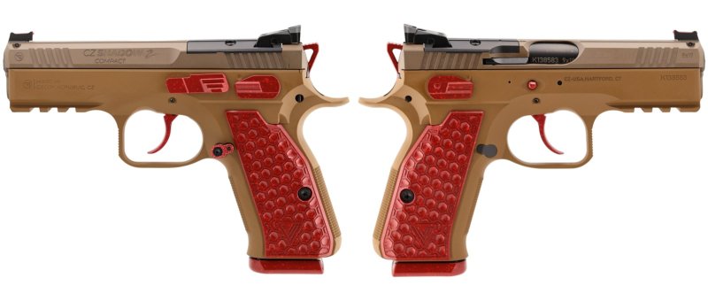 CZ Shadow II Compact 9mm 4 In Peanut Butter & Strawberry Jelly 2-15RD Mags