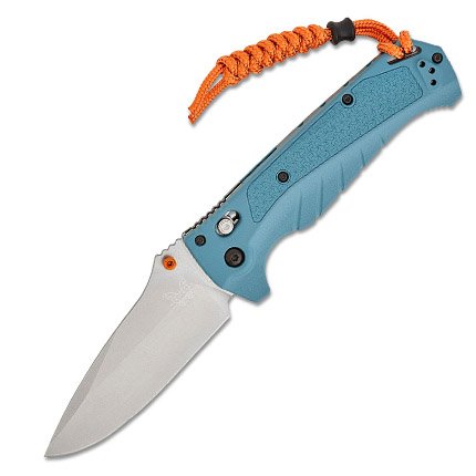 Benchmade 18060 Adira 3.88" CPM MagnaCut Blue Grivory Stonewash Knife