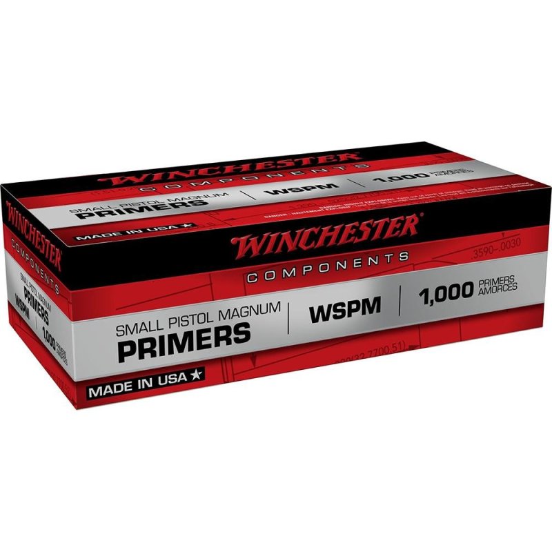Winchester Ammo WSPM #1 1/2M Small Magnum Pistol Handgun 10 Boxes of 100 - .175 Diameter - 1,000 RD.BOX