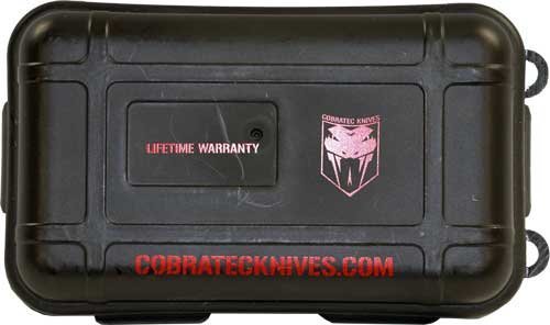 CobraTec CTK1 OTF Knife LDSDCTK1LTNS Sand Distressed 3.75" Tanto Blade