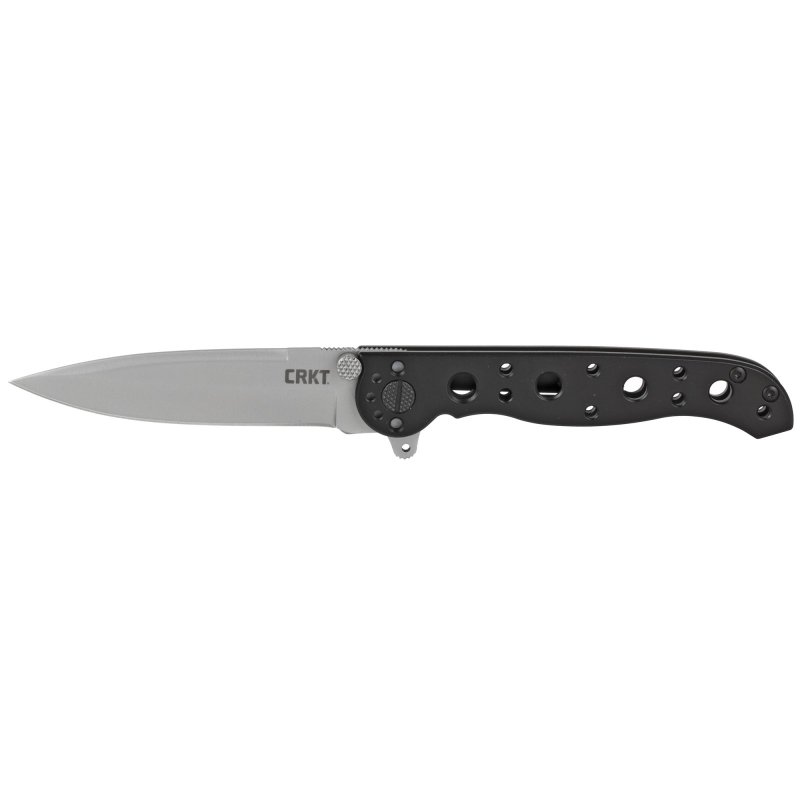 CRKT M16-01S Folding Knife 3.06" Spear Point 8Cr14MoV SS Blade Black Oxide Stainless Steel Handle