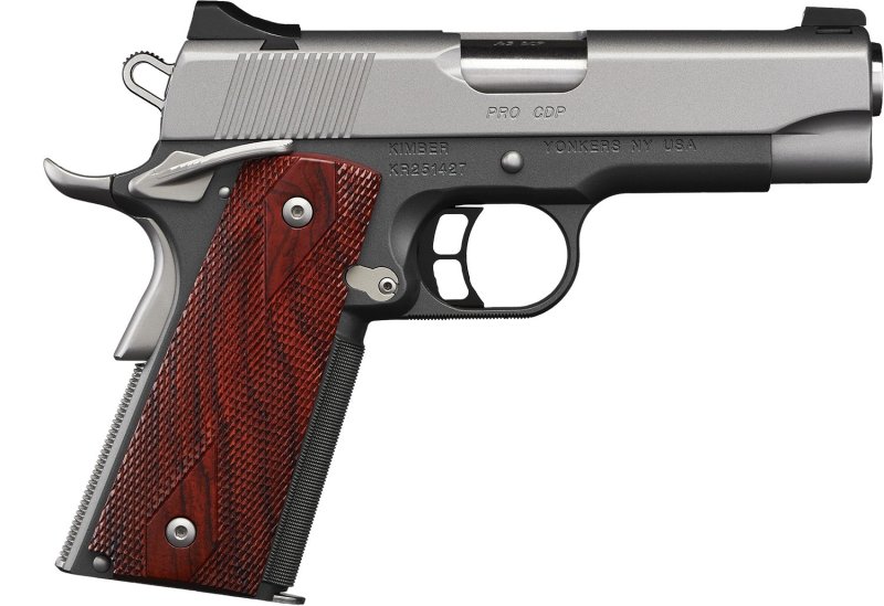 Kimber 3000243 Pro CDP .45ACP Pistol 4" Gray Two-Tone Tritium Sights 7rd