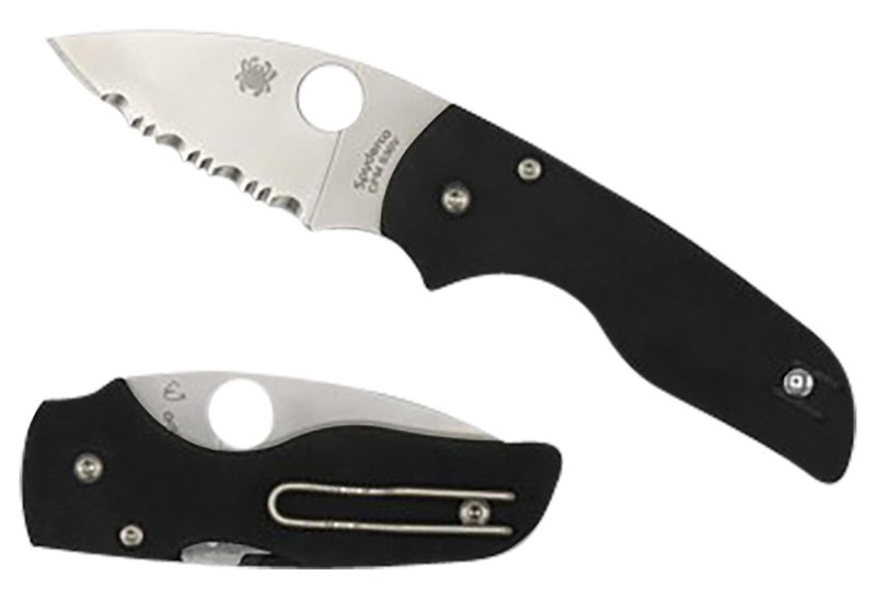 Spyderco C230GP Lil' Native 2.47" S30V Black G10 Knife
