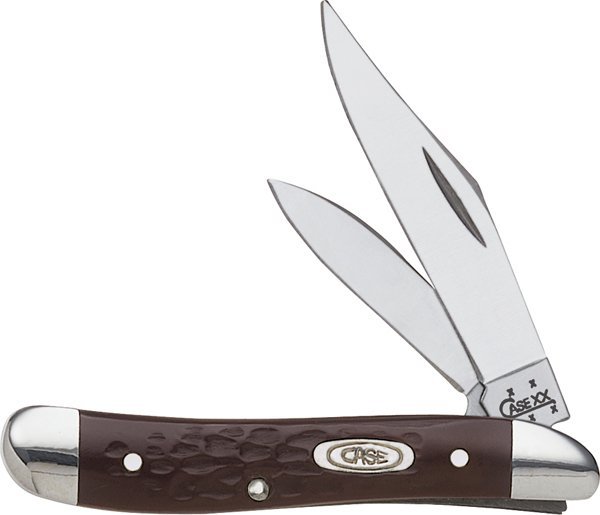 Case Cutlery Medium Stockman 3.25 In Brown Jigged Synthetic