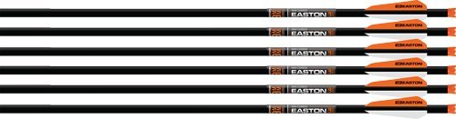 Easton 230077 XBow Bolt 9mm Carbon 22" 3" Vanes Half Moon 6-Pack