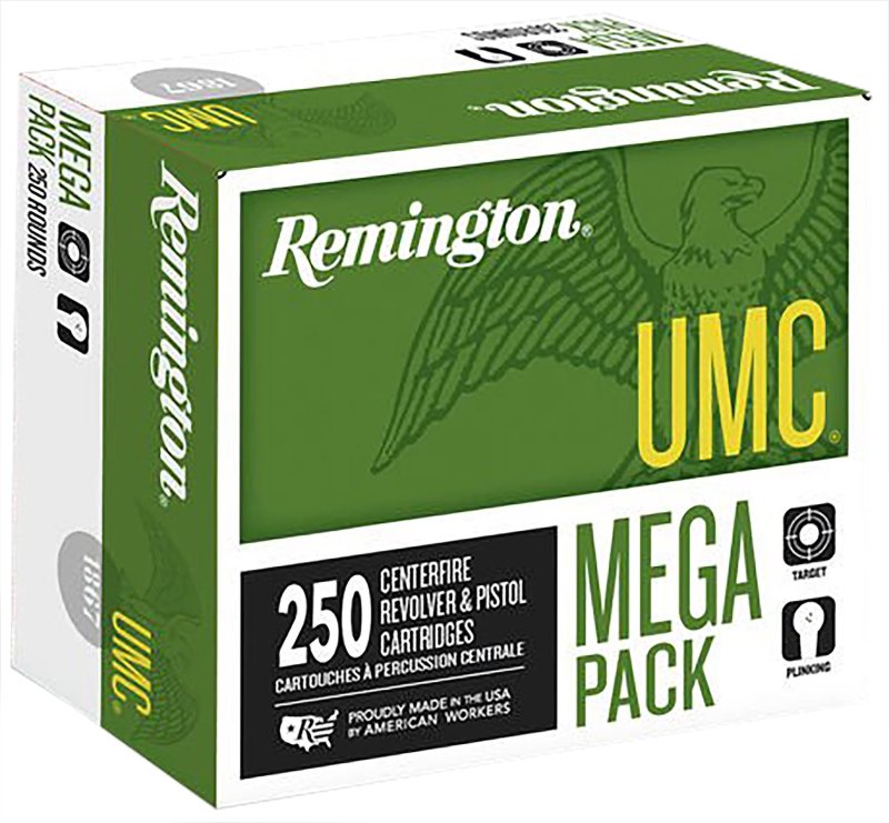 Remington UMC Mega Pack 40 S&W 180 gr Full Metal Jacket Ammo 250 Rds