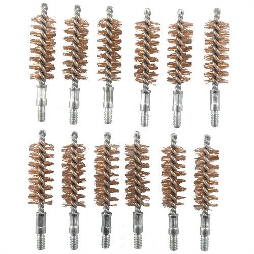 Brownells Double-Tuff Bronze Pistol Brush 44-45 Caliber 12 Pack
