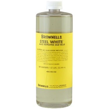 Brownells Steel White 050806104235 Rust & Blue Remover, 1 Quart (32oz)