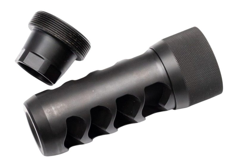 Area 419 Sidewinder Magnum 30 Cal Muzzle Brake 3/4-24 Black Nitride