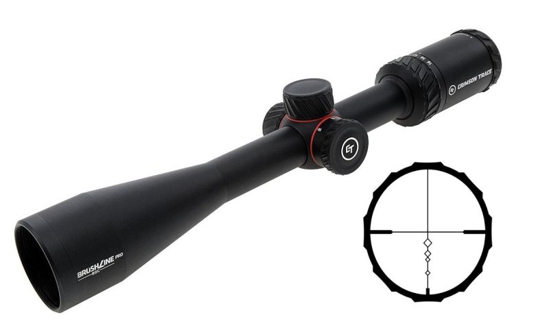 Crimson Trace 01-01400 Brushline Pro 4-16x42mm Matte Black Scope
