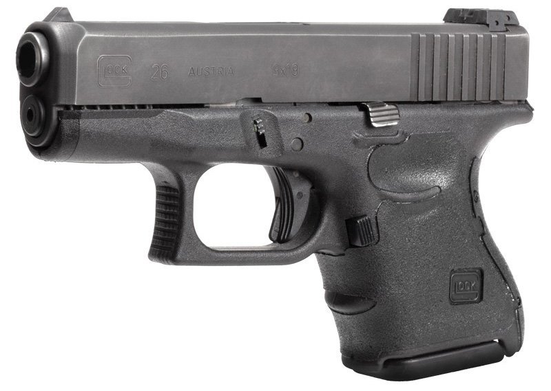 Hogue Wrapter Adhesive Grip Black Glock Gen 3 Models 26 27 33 39