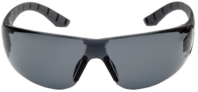 Pyramex Safety Endeavor Glasses Gray Lens Anti-Fog Black-Gray Frame